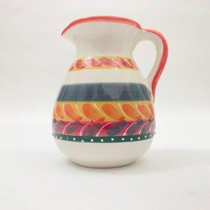 EUC Vintage Handmade Spain HNOS Pedraza Ceramic Pitcher 32 oz